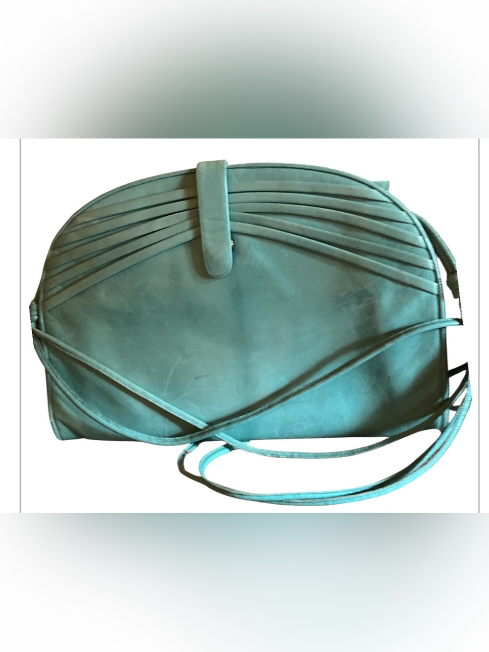 Vintage Bruno Magli Italian Turquoise Women’s cross body  great treasure